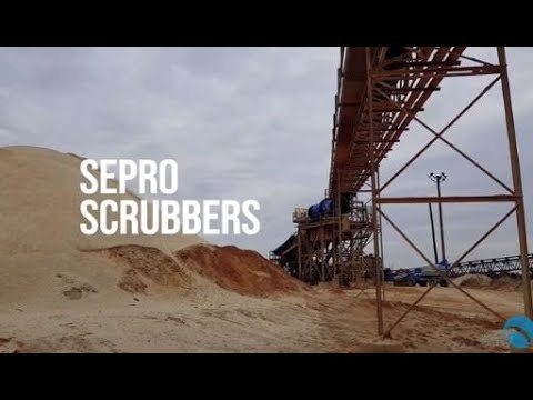 Sepro Scrubbers for Mineral Processing and Stone Washing